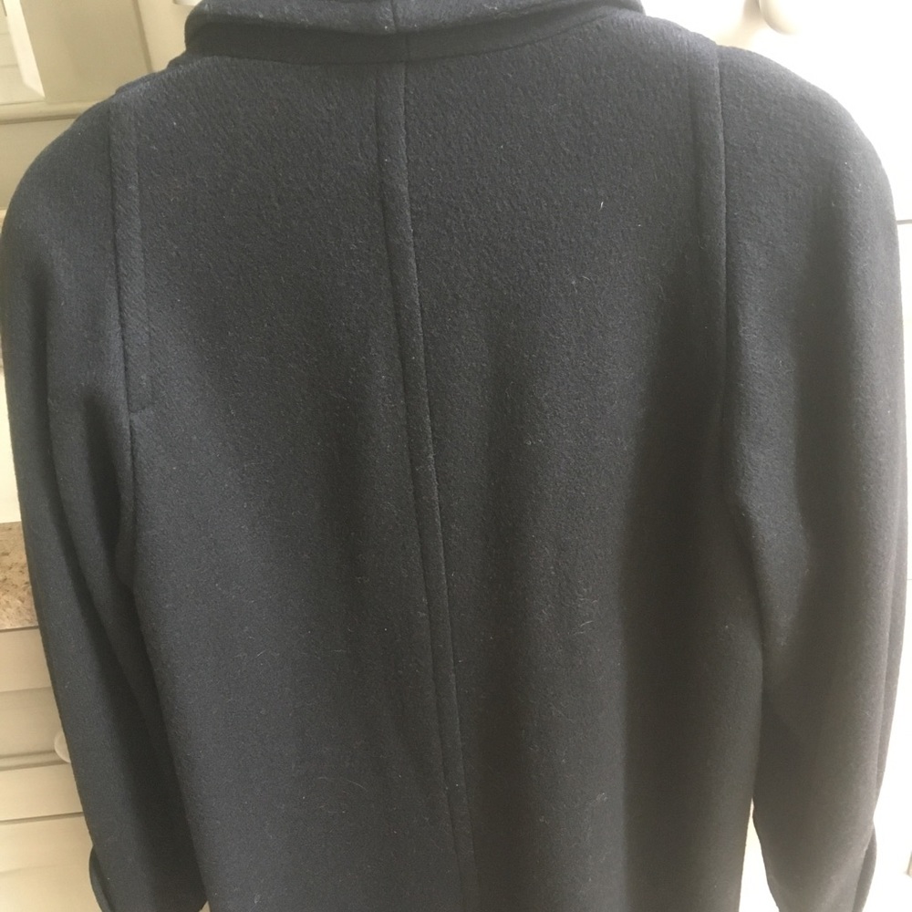 VINTAGE Black Coat Andrea Marin New York! - Picture 3 of 8